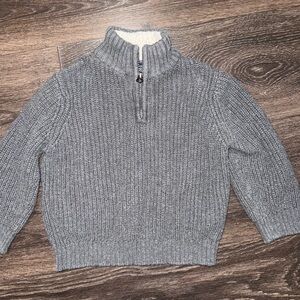 The Children’s Place Gray Knit Half-Zip Sweater
